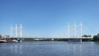 Visualisierung der Norderelbbrücke