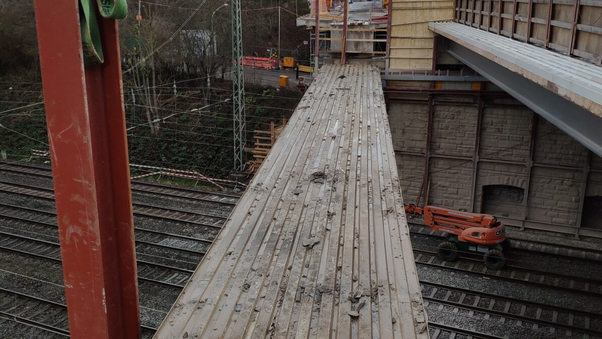 Brücke Hengstey nach den Abbrucharbeiten Teilbauwerk 2
