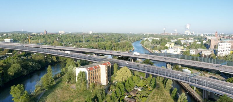 Visualisierung der zukünftigen Rudolf-Wissell-Brücke
